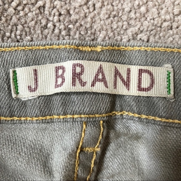 J Brand skinny mid rise grey jeans long legs tall - Picture 3 of 7